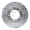 Dynamic Friction Co BRAKE ROTOR DRILLED AND SLOTTED SILVER 631-47058L - alternate 1